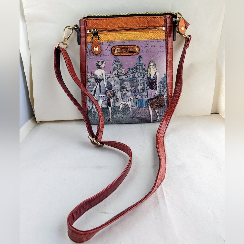 Nicole Lee Clock Tower Suzy Collection Crossbody Purse Bag Y2K - Picture 2 of 12